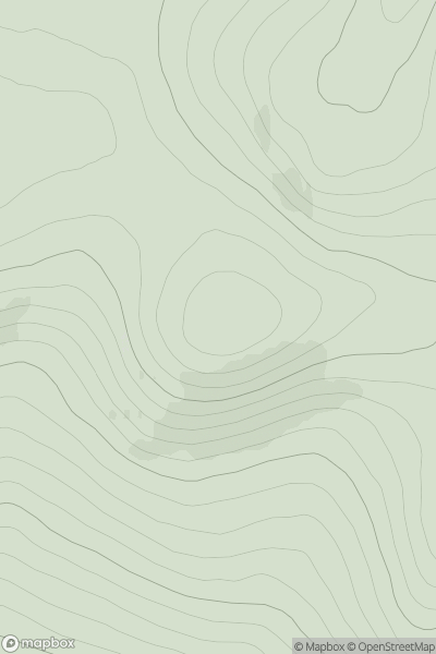 Thumbnail image for Camock Hill showing contour plot for surrounding peak