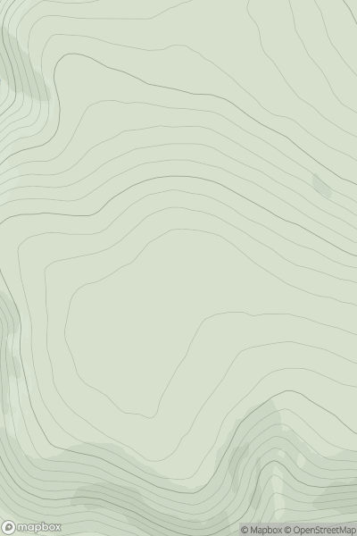 Thumbnail image for Carn na Ruabraich showing contour plot for surrounding peak