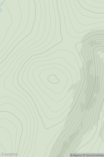 Thumbnail image for Fox Cairn showing contour plot for surrounding peak