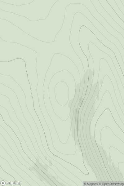 Thumbnail image for Carn Ulie showing contour plot for surrounding peak