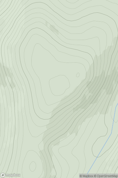 Thumbnail image for Carn na h-Ailig showing contour plot for surrounding peak