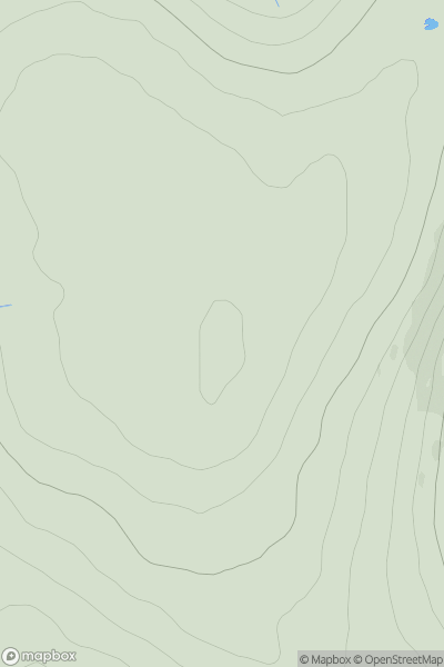 Thumbnail image for Carn an t-Sean-liathanaich showing contour plot for surrounding peak