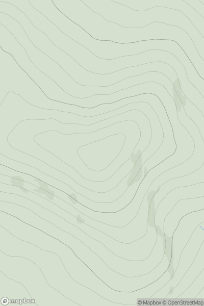 Thumbnail image for Carn an Fhidhleir Lorgaidh showing contour plot for surrounding peak