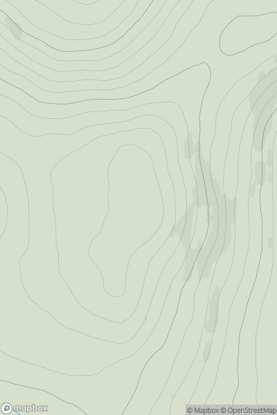 Thumbnail image for Carn Dubh Ic an Deoir showing contour plot for surrounding peak