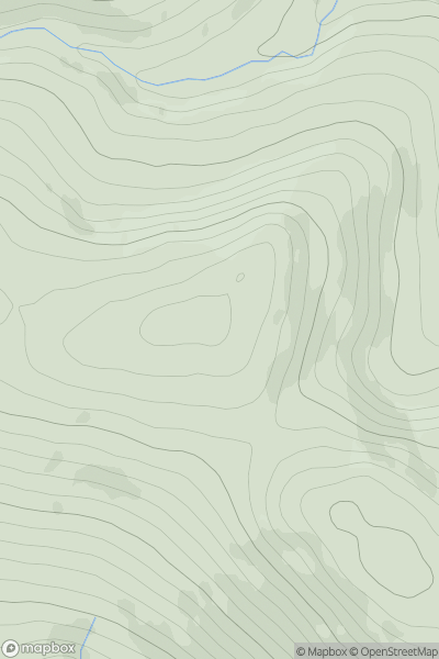 Thumbnail image for Carn Coire na h-Inghinn showing contour plot for surrounding peak