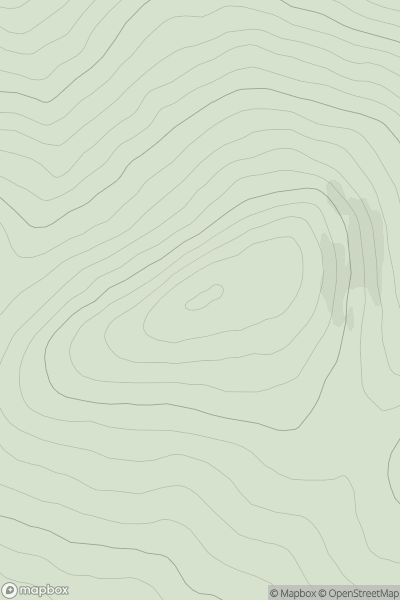 Thumbnail image for Carn na Larach showing contour plot for surrounding peak