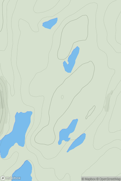 Thumbnail image for Cairn Vungie showing contour plot for surrounding peak