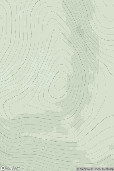 Thumbnail image for Meallach Mhor showing contour plot for surrounding peak