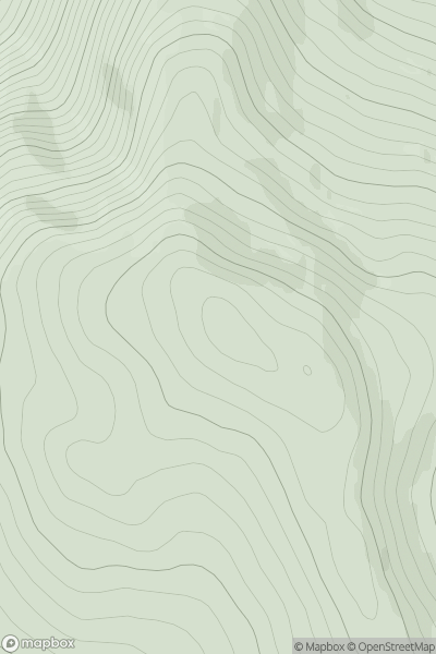 Thumbnail image for Beinn Dubhcharaidh showing contour plot for surrounding peak