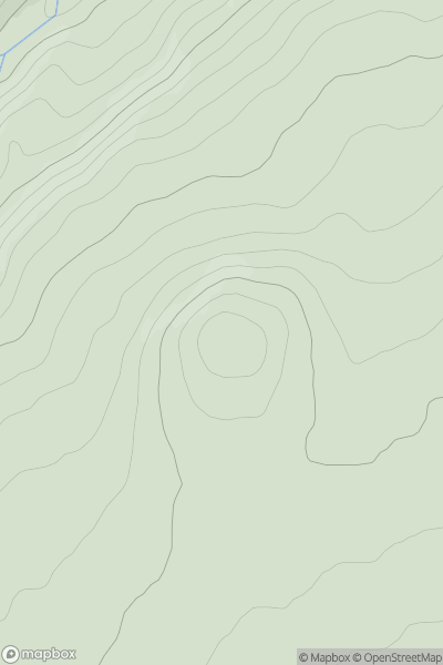 Thumbnail image for Sithean Dubh showing contour plot for surrounding peak
