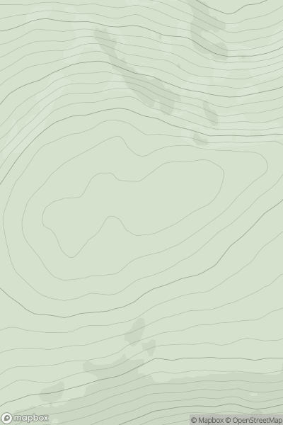 Thumbnail image for Leacann Doire Bainneir showing contour plot for surrounding peak