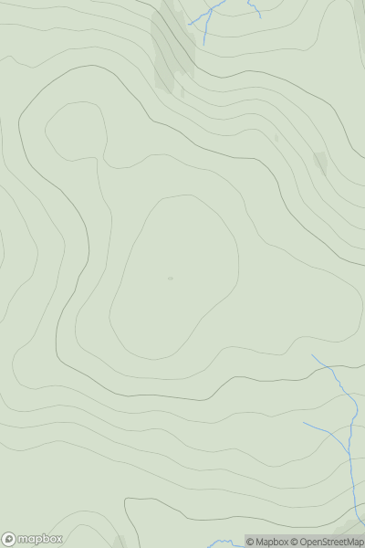 Thumbnail image for Carn Glac an Eich showing contour plot for surrounding peak