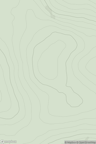 Thumbnail image for Carn Phris Mhoir showing contour plot for surrounding peak
