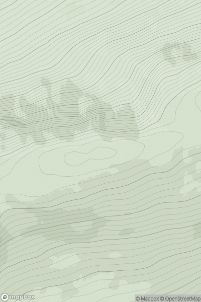 Thumbnail image for Beinn Loinne East Top showing contour plot for surrounding peak