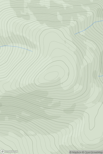 Thumbnail image for Carn an Righ showing contour plot for surrounding peak