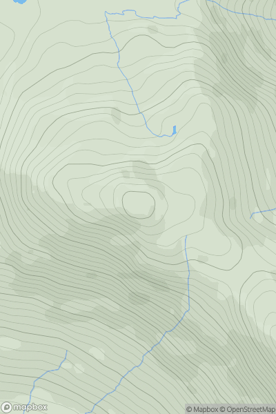 Thumbnail image for Mullach Li showing contour plot for surrounding peak