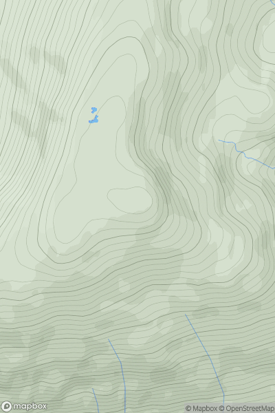 Thumbnail image for Sgurr an Fhuarain Duibh showing contour plot for surrounding peak