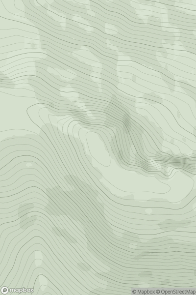 Thumbnail image for Meall a' Phubuill East Top showing contour plot for surrounding peak