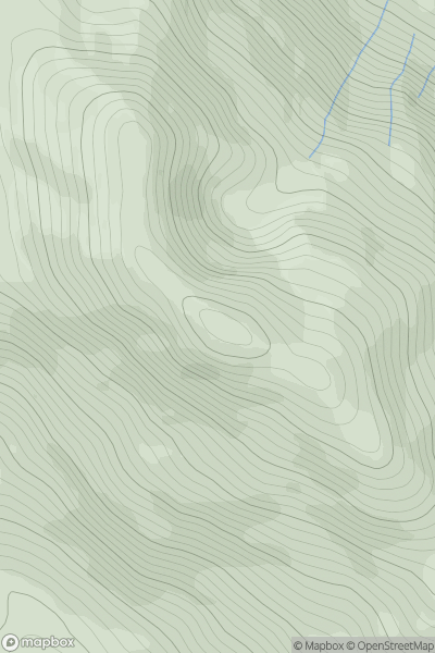 Thumbnail image for Ben Ledi showing contour plot for surrounding peak