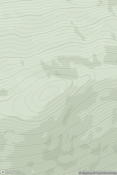 Thumbnail image for Druim Gleann Laoigh showing contour plot for surrounding peak