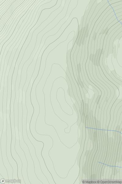 Thumbnail image for Beinn an t-Sneachda showing contour plot for surrounding peak