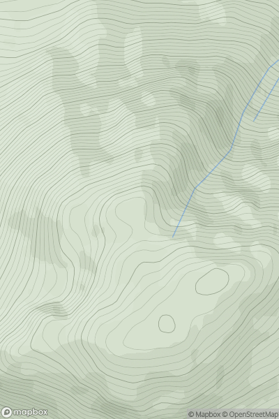 Thumbnail image for An Stac North Top showing contour plot for surrounding peak