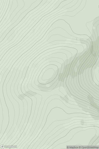 Thumbnail image for Cnap na Stri showing contour plot for surrounding peak