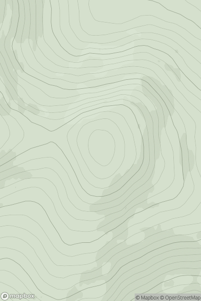 Thumbnail image for Mullach Tarsuinn showing contour plot for surrounding peak
