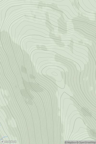 Thumbnail image for Cadha Ruadh showing contour plot for surrounding peak