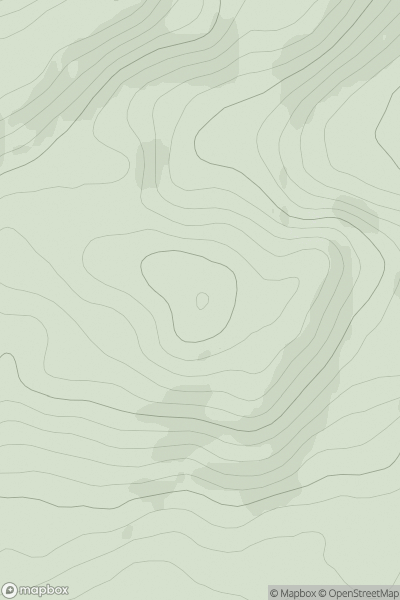 Thumbnail image for Carn Cul-sgor showing contour plot for surrounding peak