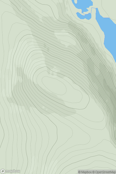 Thumbnail image for Frith-mheallan showing contour plot for surrounding peak