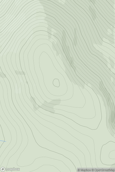 Thumbnail image for Ben Vuirich showing contour plot for surrounding peak