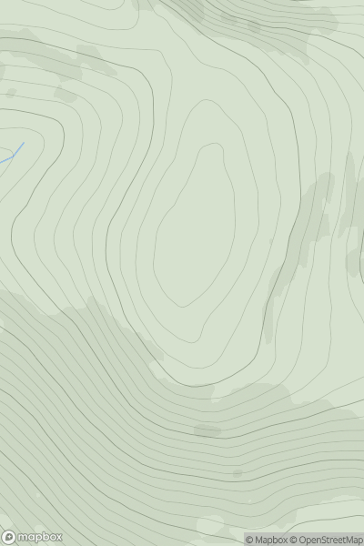 Thumbnail image for Tom Ban Mor showing contour plot for surrounding peak