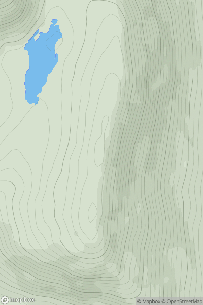 Thumbnail image for Carn Loch nan Eilean (Leac an Tuadh) showing contour plot for surrounding peak