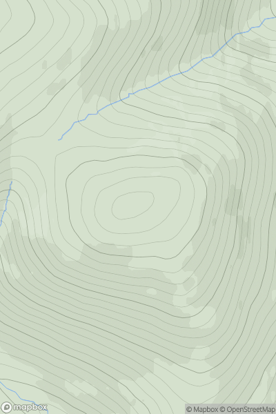 Thumbnail image for Torr Leathann showing contour plot for surrounding peak