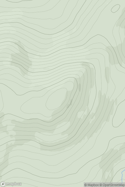 Thumbnail image for Carn Bhrain showing contour plot for surrounding peak
