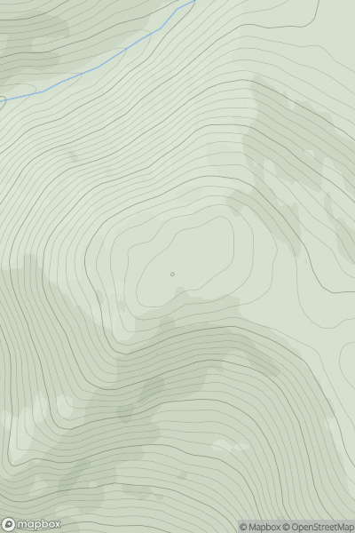 Thumbnail image for Ben Gulabin showing contour plot for surrounding peak