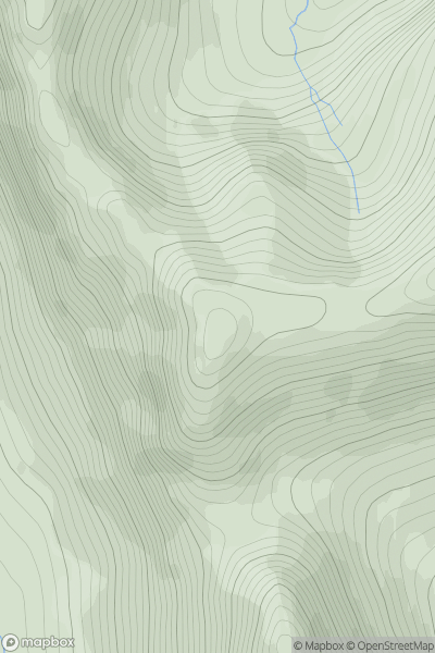 Thumbnail image for Sail Gharbh West Top showing contour plot for surrounding peak