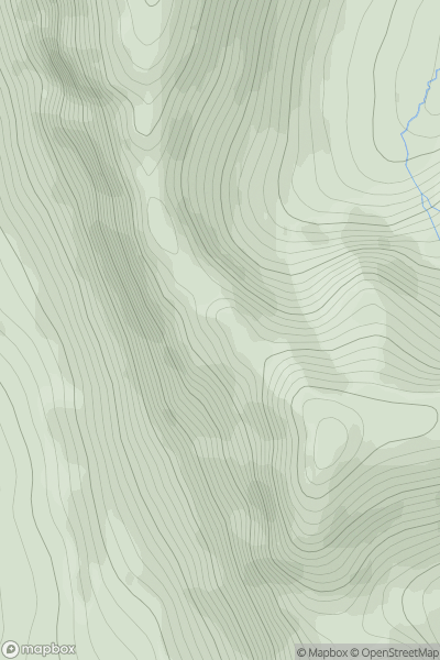 Thumbnail image for Sail Gharbh Far West Top showing contour plot for surrounding peak