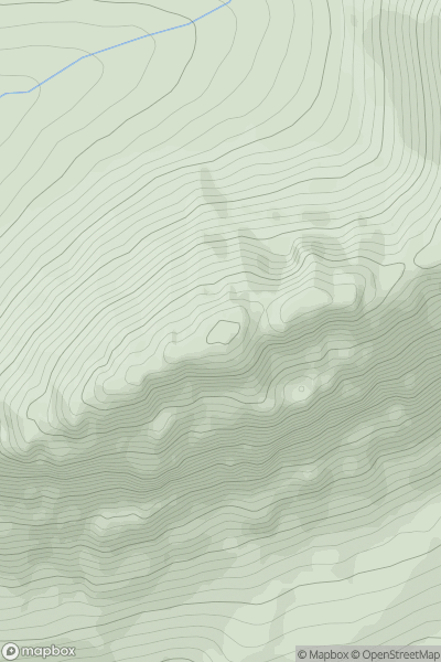 Thumbnail image for Speicein nan Garbh-choireachan showing contour plot for surrounding peak