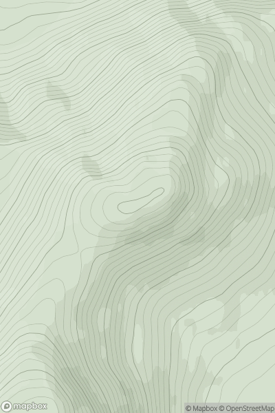 Thumbnail image for Diollaid Bheag showing contour plot for surrounding peak