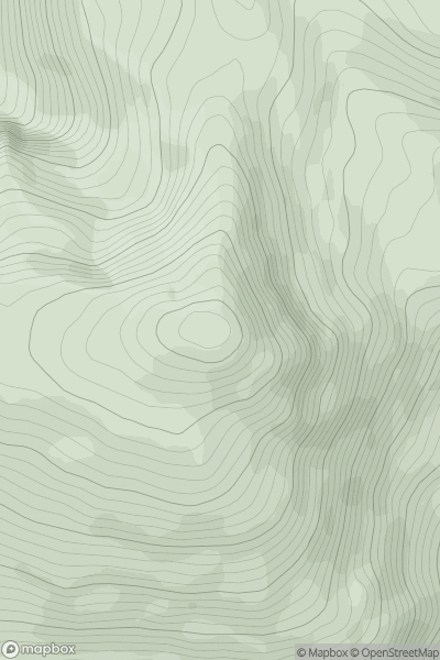Thumbnail image for Sgurr na h-Eanchainne showing contour plot for surrounding peak