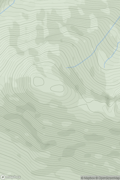 Thumbnail image for Stob a' Chuir showing contour plot for surrounding peak