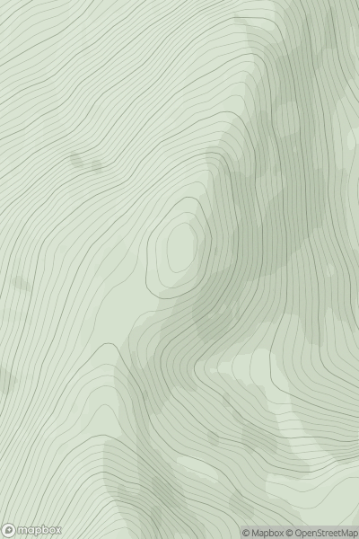 Thumbnail image for Meall a' Choire Chruinn showing contour plot for surrounding peak