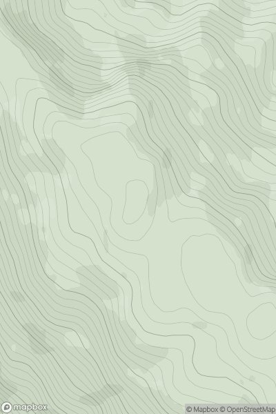Thumbnail image for Cruach Eighrach showing contour plot for surrounding peak