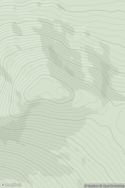 Thumbnail image for Carnach Mor showing contour plot for surrounding peak