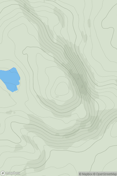 Thumbnail image for Deuchary Hill showing contour plot for surrounding peak