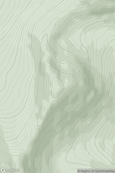 Thumbnail image for A' Chir showing contour plot for surrounding peak