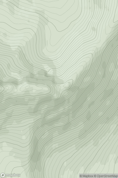 Thumbnail image for Caisteal Abhail Far East Top (Ceum na Caillich) showing contour plot for surrounding peak