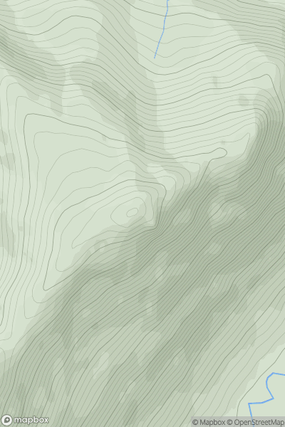 Thumbnail image for Suidhe Fhearghas showing contour plot for surrounding peak